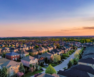 residential sunset